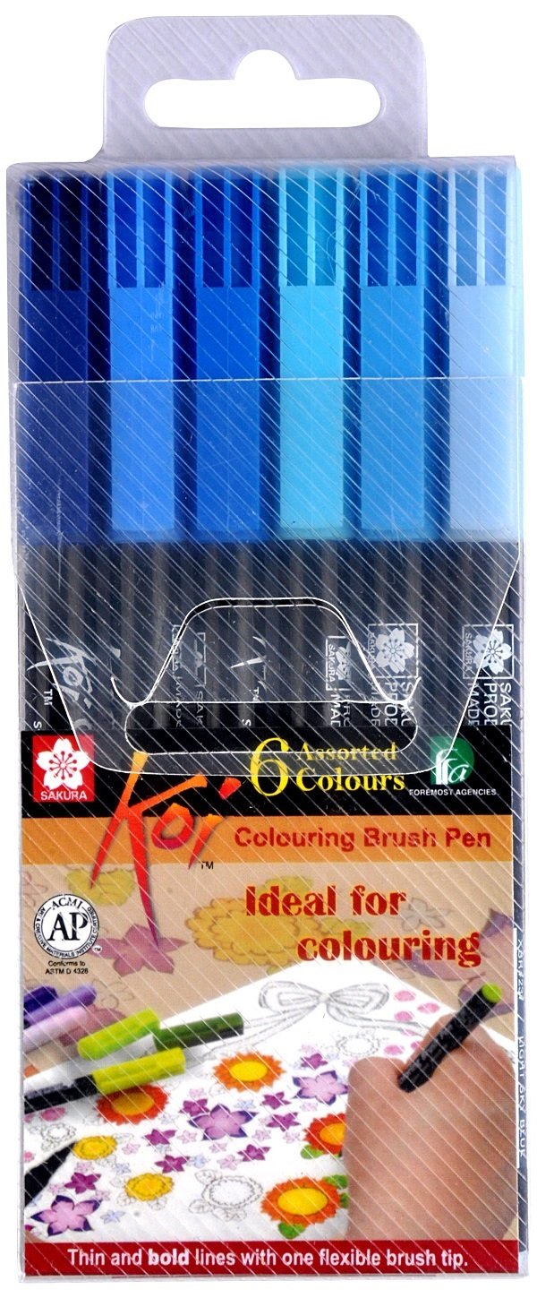 Sakura Koi Coloring Brush Pen Set - Choose Size & Shades